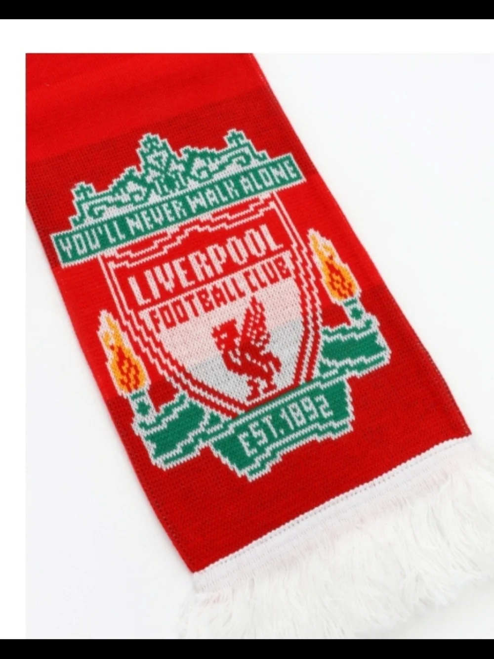 Liverpool FC Red Crest Scarf ~ Unisex